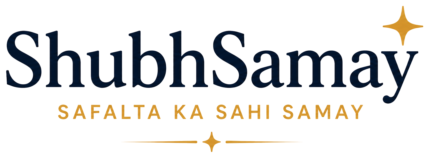 ShubhSamay — Safalta Ka Sahi Samay